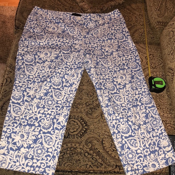 Talbots the perfect skimmer Capri pants size 16 - Picture 2 of 6